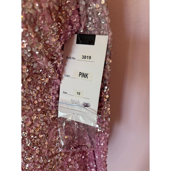 Women's Primavera Couture Pink Cocktail Dress Size 10 - Picture 5 of 8